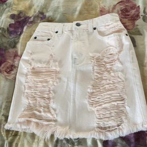 CARMAR denim skirt. - Picture 1 of 12